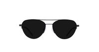 Shiny Black Glasses Direct Addie Round Glasses - Sun