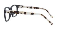 Black / Tortoise Glasses Direct Aero Square Glasses - Side