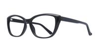 Black Glasses Direct Ally Rectangle Glasses - Angle