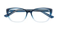Gradient Blue Glasses Direct Ally Rectangle Glasses - Flat-lay