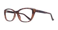 Havana Glasses Direct Ally Rectangle Glasses - Angle