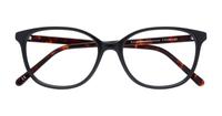 Black / Tortoise Glasses Direct Alora Round Glasses - Flat-lay
