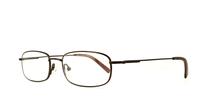 Brown Glasses Direct Alpine ALP11 Oval Glasses - Angle