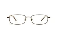 Brown Glasses Direct Alpine ALP11 Oval Glasses - Front