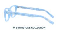 Aquamarine Glasses Direct Andi Birthstone Round Glasses - Side