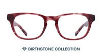Garnet Glasses Direct Andi Birthstone Round Glasses - Front