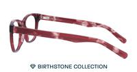 Garnet Glasses Direct Andi Birthstone Round Glasses - Side