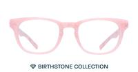 Pink Opal Glasses Direct Andi Birthstone Round Glasses - Front
