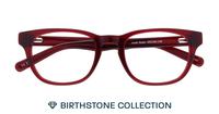 Ruby Glasses Direct Andi Birthstone Round Glasses - Flat-lay