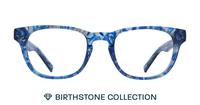 Tanzanite Glasses Direct Andi Birthstone Round Glasses - Front