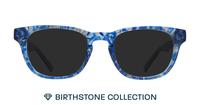 Tanzanite Glasses Direct Andi Birthstone Round Glasses - Sun