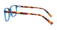 Matte Blue Glasses Direct Andre Square Glasses - Side