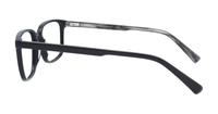 Shiny Black / Grey Glasses Direct Andre Square Glasses - Side