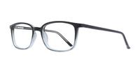 Gradient Grey Glasses Direct Ashlyn Rectangle Glasses - Angle