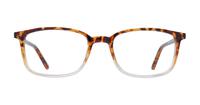 Gradient Havana Glasses Direct Ashlyn Rectangle Glasses - Front