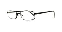 Black Glasses Direct Bailey Rectangle Glasses - Angle
