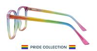 Rainbow Glasses Direct Believe Square Glasses - Side