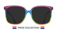 Rainbow Glasses Direct Believe Square Glasses - Sun