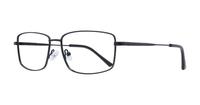 Shiny Black Glasses Direct Benjamin Rectangle Glasses - Angle