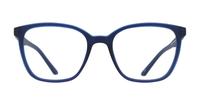 Matte Blue Glasses Direct Bentley Square Glasses - Front
