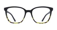 Matte Gradient Black Glasses Direct Bentley Square Glasses - Front
