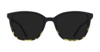 Matte Gradient Black Glasses Direct Bentley Square Glasses - Sun