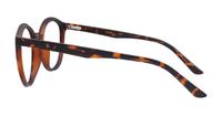 Matte Havana Glasses Direct Bevis Round Glasses - Side