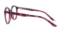Shiny Red/ Purple Glasses Direct Bevis Round Glasses - Side