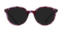 Shiny Red/ Purple Glasses Direct Bevis Round Glasses - Sun