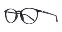 Matte Black Glasses Direct Boston Round Glasses - Angle