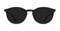 Matte Black Glasses Direct Boston Round Glasses - Sun