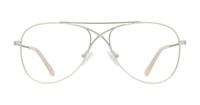 Matte Gold Glasses Direct Brooke Aviator Glasses - Front