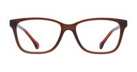 Brown Havana Glasses Direct Caitlin Wayfarer Glasses - Front