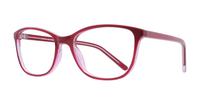Burgundy Glasses Direct CAR24 Cat-eye Glasses - Angle