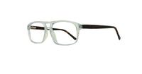 Clear/Tortoise Glasses Direct Carl Square Glasses - Angle