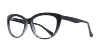 Black Glasses Direct Carly Cat-eye Glasses - Angle