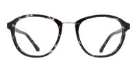 Black/Havana Glasses Direct Cassidy Round Glasses - Front