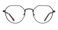 Matte Black Glasses Direct Chase Round Glasses - Front