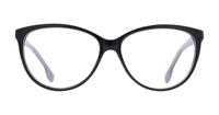 Black Grey Glasses Direct Chloe Cat-eye Glasses - Front