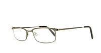 Gunmetal Glasses Direct Christian Oval Glasses - Angle