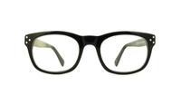 Black 2 Glasses Direct Christopher Oval Glasses - Front