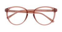Crystal Pink Glasses Direct Claire Round Glasses - Flat-lay