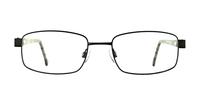 Black / Tortoise Glasses Direct Cliveden Rectangle Glasses - Front