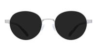 Matte Silver Glasses Direct Cody Round Glasses - Sun