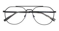 Matte Black Glasses Direct Colby Pilot Glasses - Flat-lay