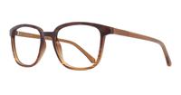 Spotty Havana Glasses Direct Cooper Rectangle Glasses - Angle