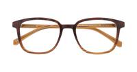 Spotty Havana Glasses Direct Cooper Rectangle Glasses - Flat-lay