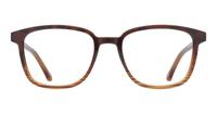 Spotty Havana Glasses Direct Cooper Rectangle Glasses - Front