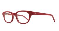 Pink/ Mauve Glasses Direct Cosmopolitan-1 Rectangle Glasses - Angle