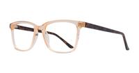 Beige Glasses Direct Courtney Rectangle Glasses - Angle